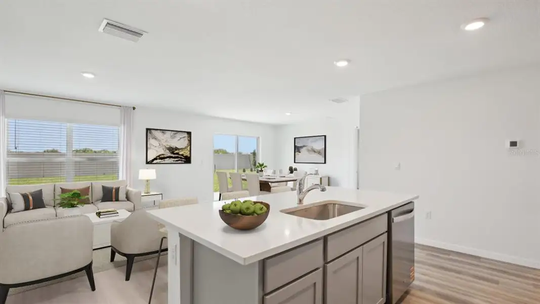 Furnished interior view inside a new home in Summit View, Dade City (Image 7). Furnished interior view inside a new home in Summit View, Dade City (Image 7).