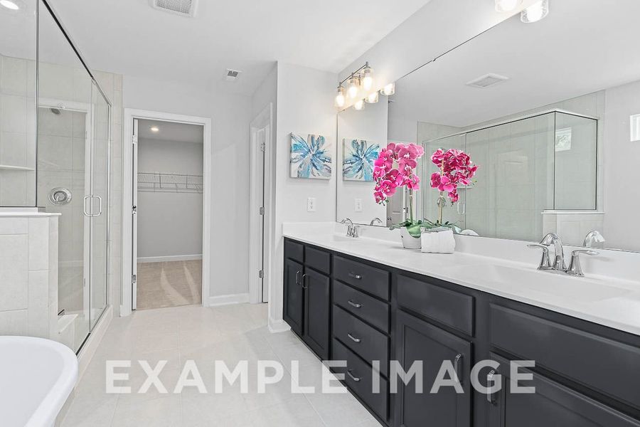 Representative furnished interior of a home built from the The Chestnut by Davidson Homes LLC in Retreat at North Main, Lillington (Image 28).