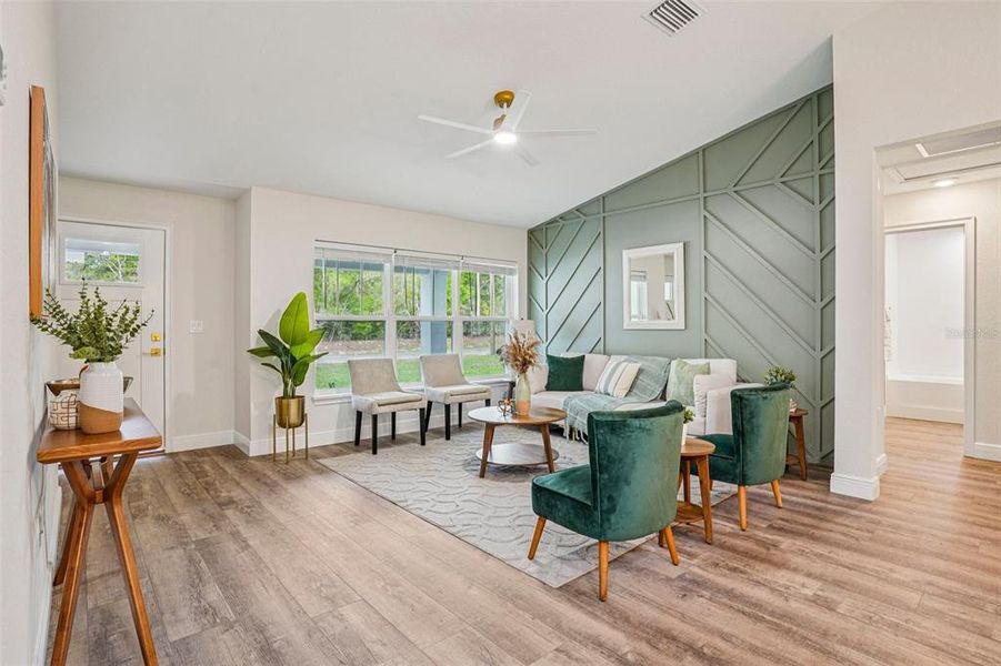 Furnished interior view inside a new home in , Citrus Springs (Image 14).