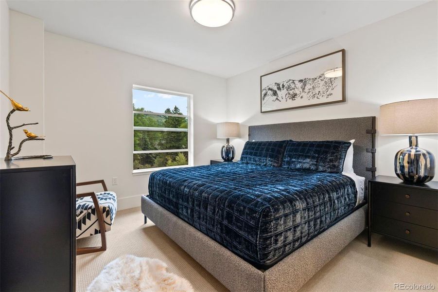 Furnished interior view inside a new home in , Silverthorne (Image 17).