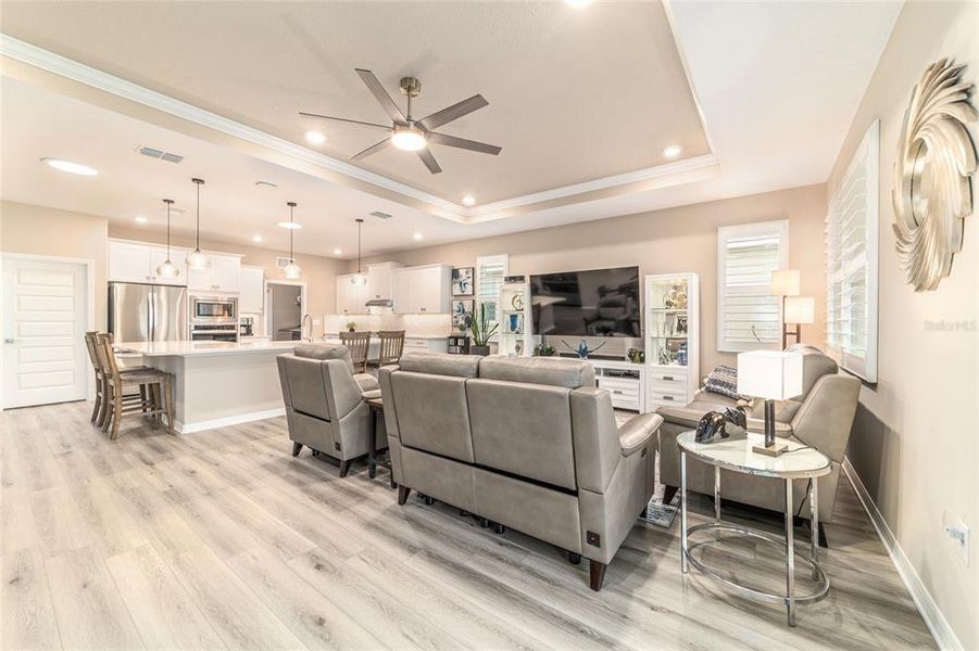 Furnished interior view inside a new home in , Ocala (Image 18). Furnished interior view inside a new home in , Ocala (Image 18).