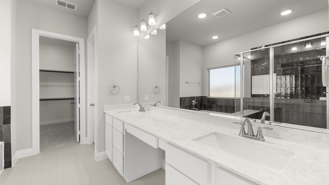 Furnished interior view inside a new home in Elevon 40s, Lavon (Image 11).