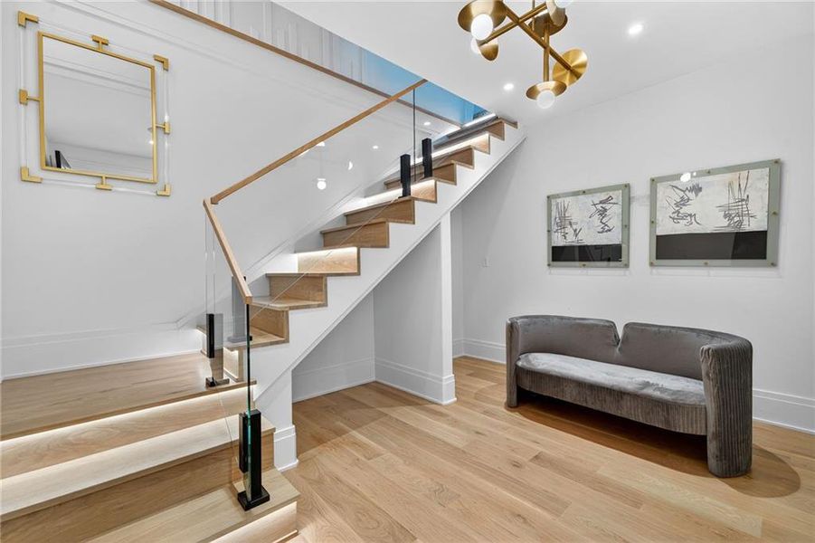 Furnished interior view inside a new home in , Atlanta (Image 47).