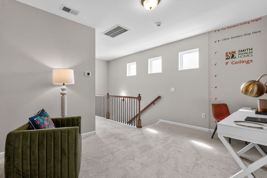 Furnished interior view inside a new home in Cape Overlook, Lillington (Image 10).