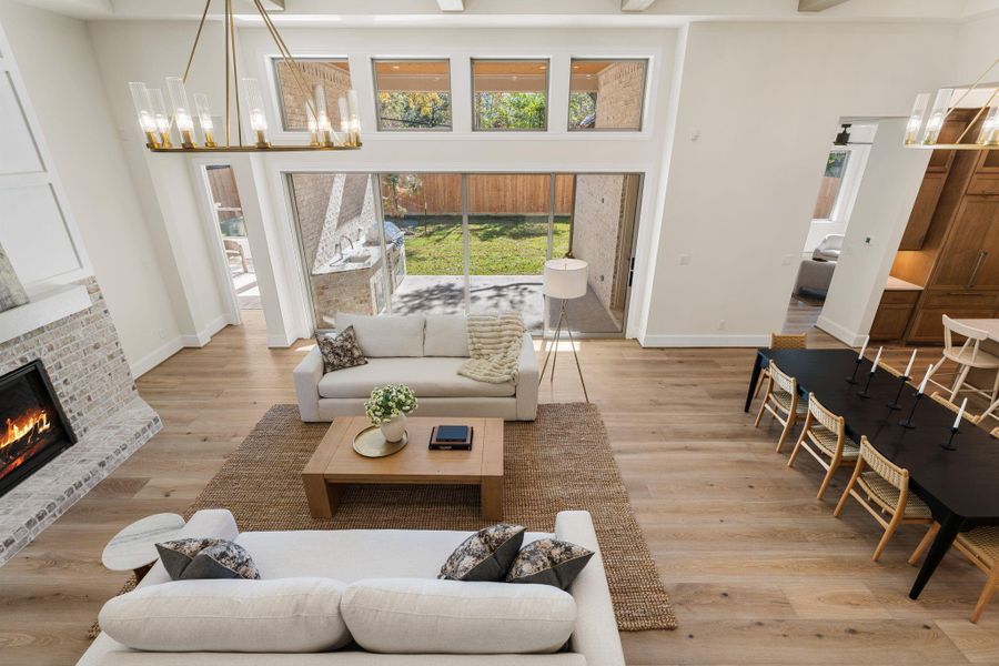 Furnished interior view inside a new home in , Houston (Image 40).