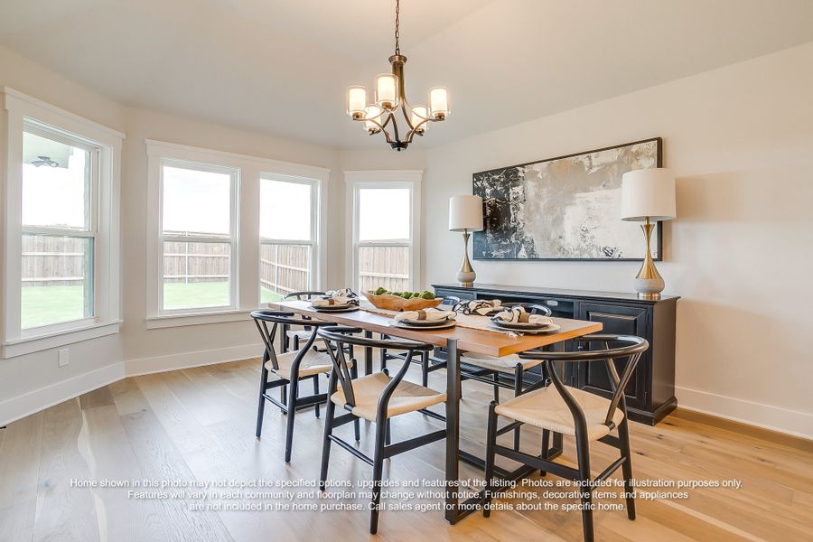 Furnished interior view inside a new home in Ridgepoint, Midlothian (Image 6).