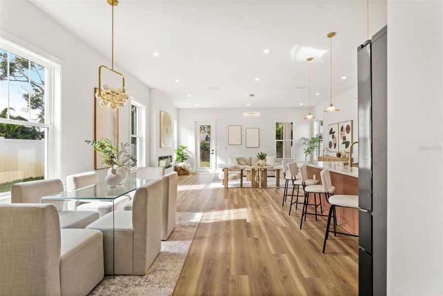 Furnished interior view inside a new home in , Seminole (Image 8).