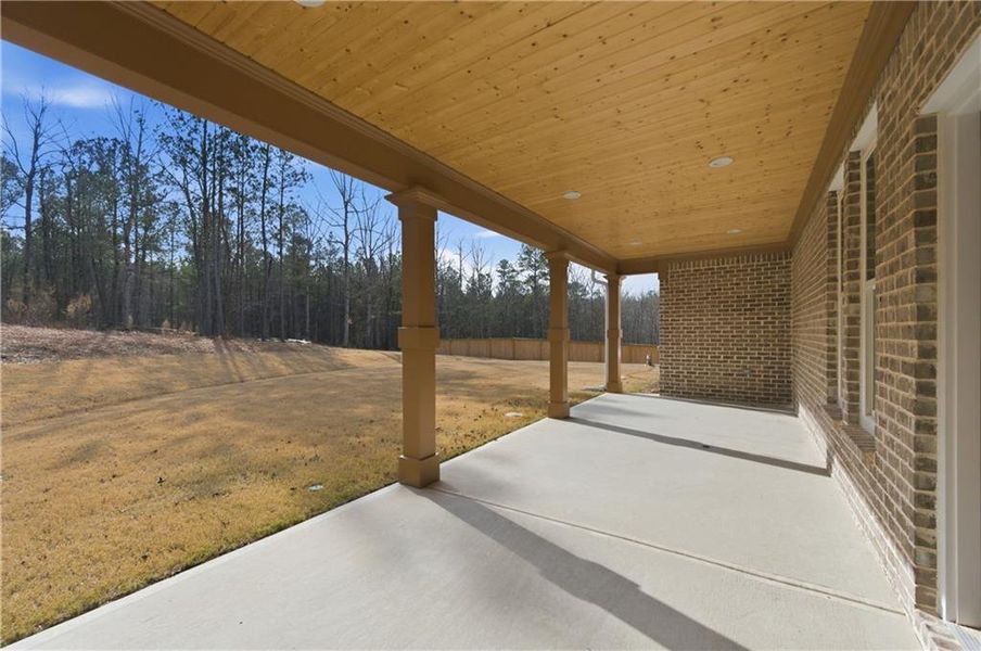 Exterior details and patio area of a home in , Griffin (Image 3). Exterior details and patio area of a home in , Griffin (Image 3).