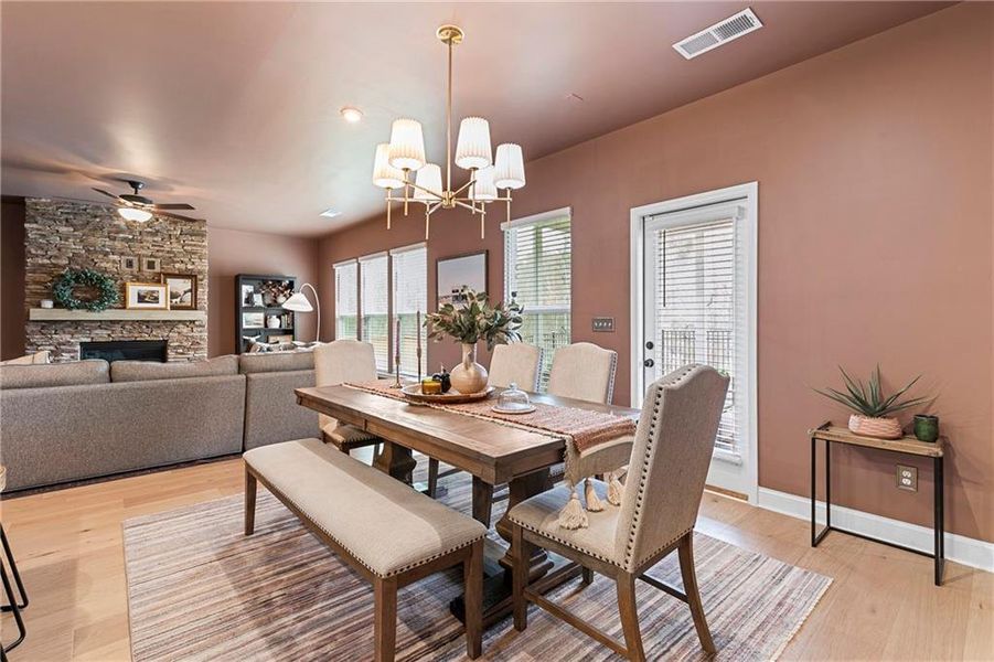 Furnished interior view inside a new home in , Hoschton (Image 37). Furnished interior view inside a new home in , Hoschton (Image 37).