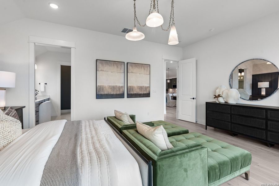 Furnished interior view inside a new home in Davis Ranch, San Antonio (Image 22).