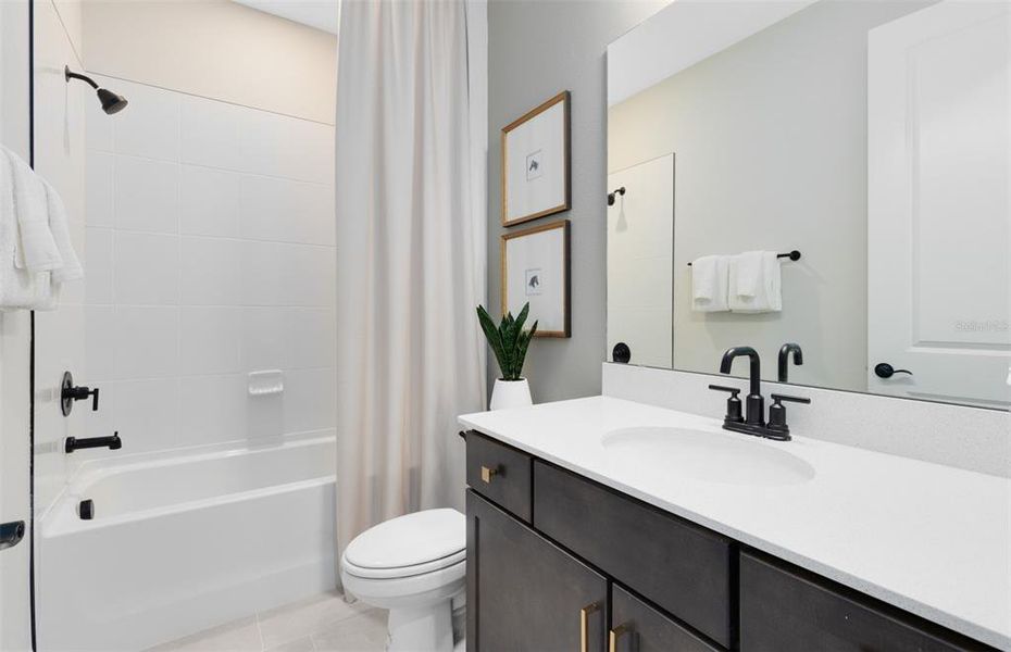 Furnished interior view inside a new home in Parkside Trails, Clermont (Image 21). Furnished interior view inside a new home in Parkside Trails, Clermont (Image 21).