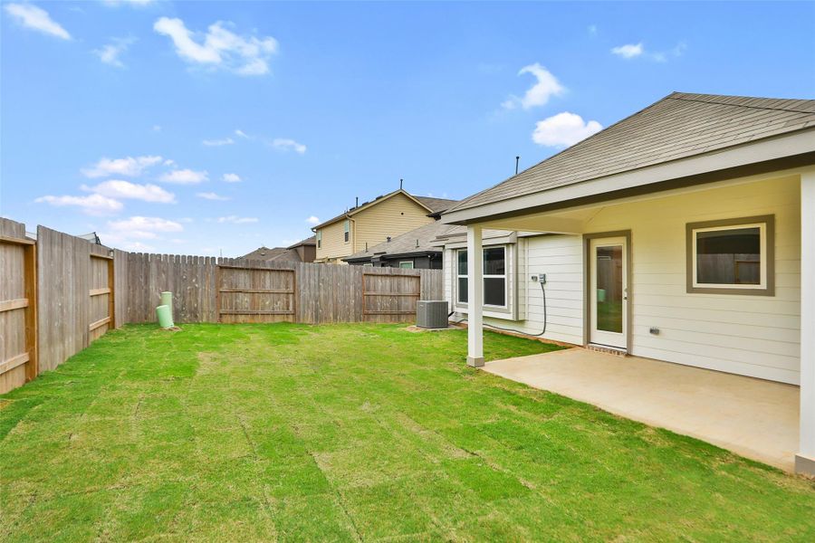 Exterior details and patio area of a home in Colony at Pinehurst, Pinehurst (Image 24).