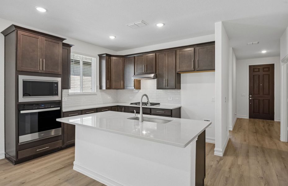 Furnished interior view inside a new home in Rosemary Fields, Godley (Image 6).
