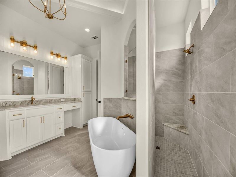 Furnished interior view inside a new home in , Weatherford (Image 13).