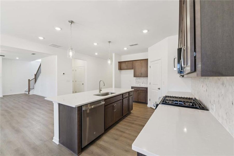 Furnished interior view inside a new home in The Estates at Casteel, Bethlehem (Image 14).