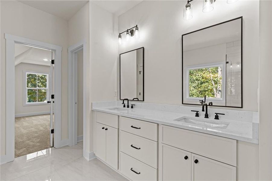 Furnished interior view inside a new home in , Buford (Image 11).