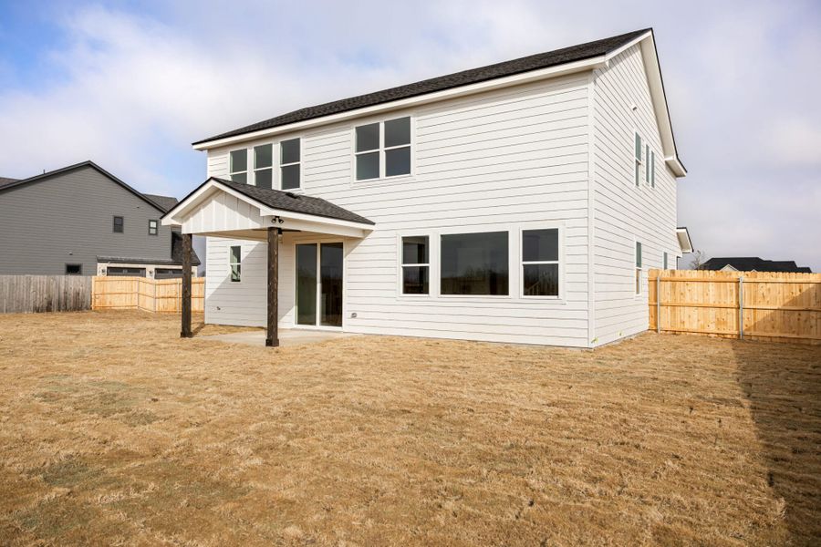 Representative exterior details of a home built from the Brazos by View Homes in Callan Village, San Antonio (Image 21). Representative exterior details of a home built from the Brazos by View Homes in Callan Village, San Antonio (Image 21).