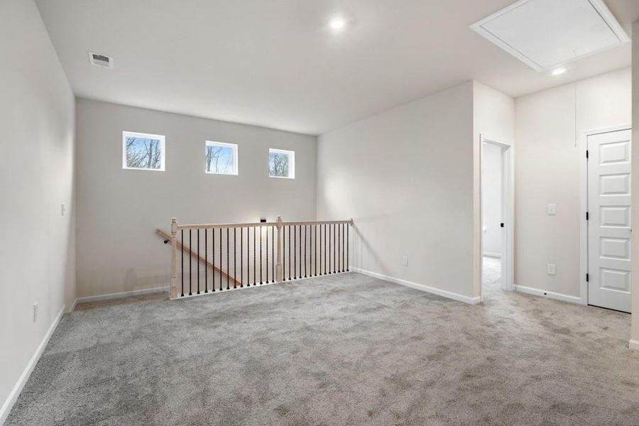 Spacious, unfurnished interior of a new home in Fair Oak, Calhoun (Image 26). Spacious, unfurnished interior of a new home in Fair Oak, Calhoun (Image 26).