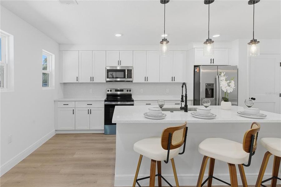 Furnished interior view inside a new home in , Altamonte Springs (Image 16).