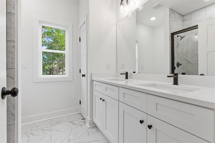Furnished interior view inside a new home in , Cartersville (Image 19).