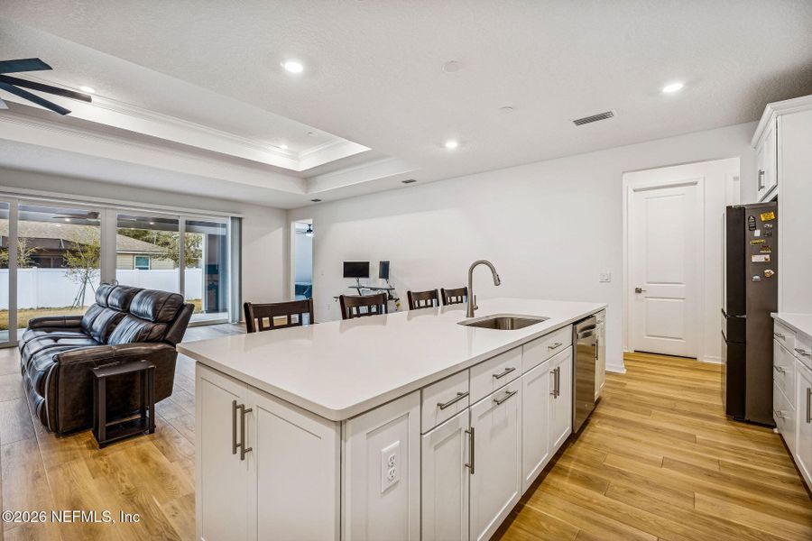 Furnished interior view inside a new home in Wingate Landing, Jacksonville (Image 38).