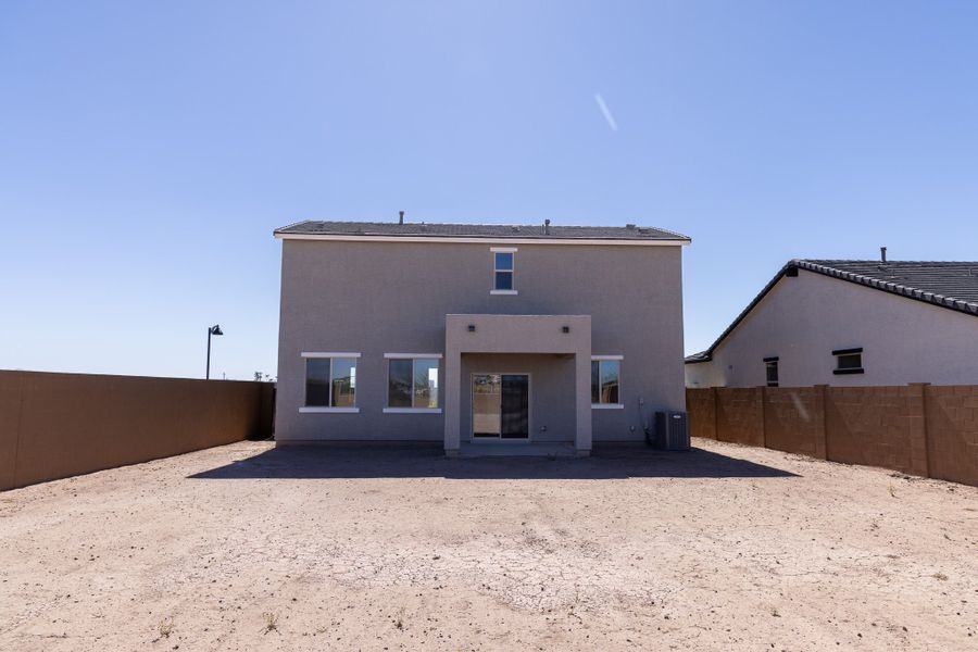 Exterior details and patio area of a home in Rancho Santa Rosa, Maricopa (Image 3).