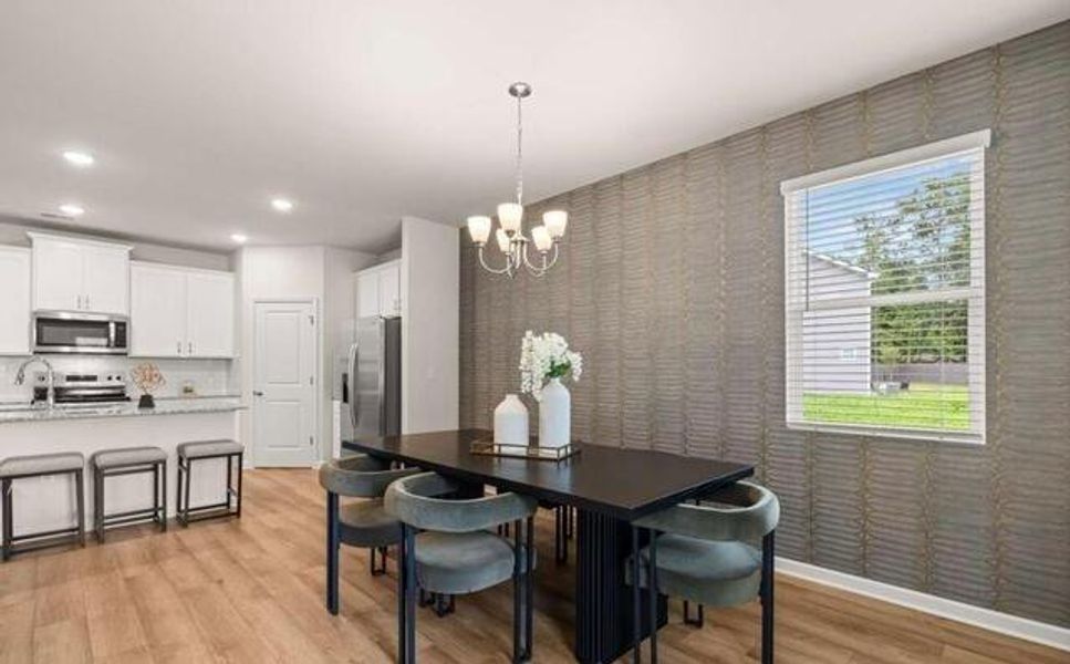 Furnished interior view inside a new home in Walden Park - The Retreat, Jonesboro (Image 15).