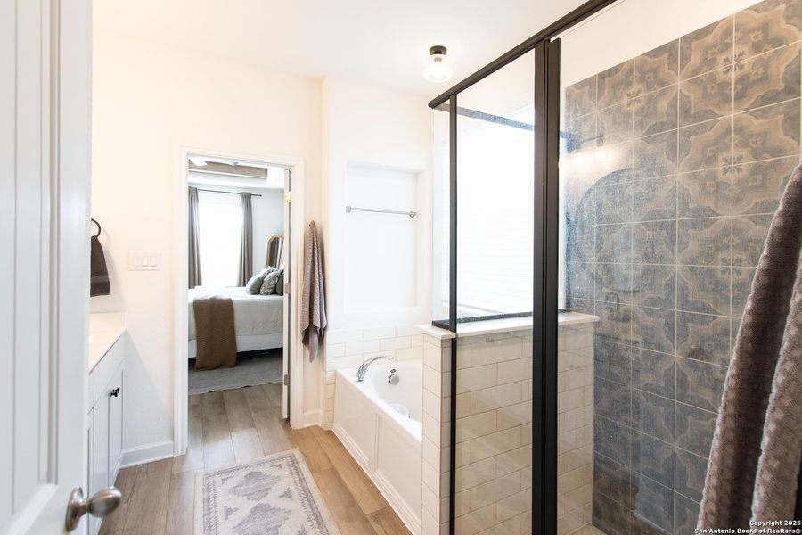 Furnished interior view inside a new home in , Spring Branch (Image 19). Furnished interior view inside a new home in , Spring Branch (Image 19).