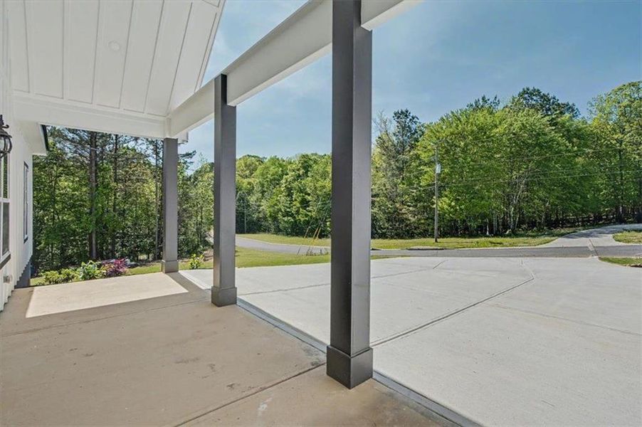 Exterior details and patio area of a home in , Lindale (Image 31).