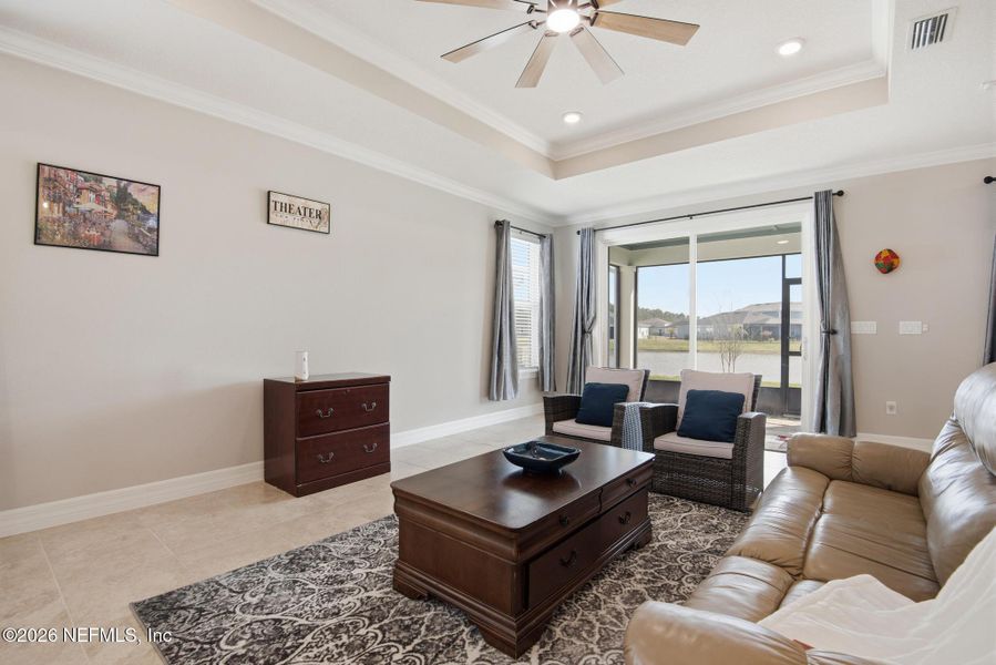 Furnished interior view inside a new home in , St. Augustine (Image 61).