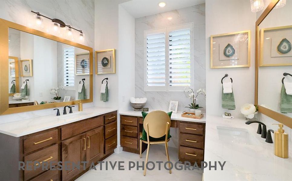 Furnished interior view inside a new home in Mosaic, Celina (Image 12).