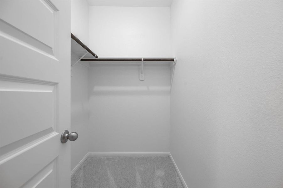 Her walk-in closet. Her walk-in closet.