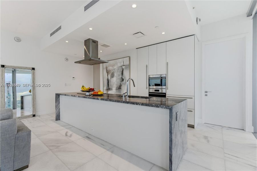 Furnished interior view inside a new home in Missoni Baia, Miami (Image 6).