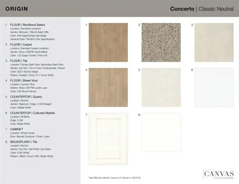 Sample of building materials used in homes in Windance Lake, Loganville (Image 4). Sample of building materials used in homes in Windance Lake, Loganville (Image 4).