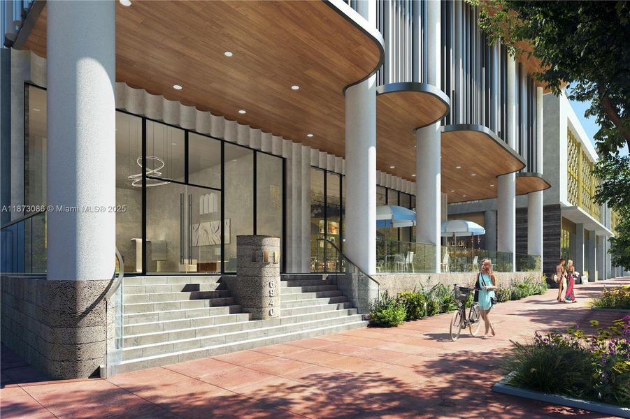 Front exterior of a new home in , Miami Beach, FL, highlighting curb appeal (Image 8).