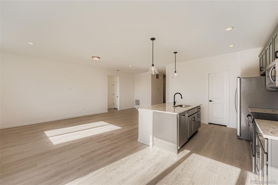 Furnished interior view inside a new home in Wolf Creek Run, Strasburg (Image 12).