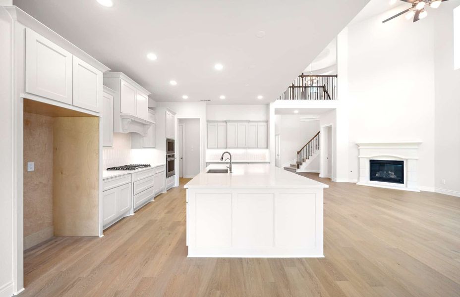 Representative furnished interior of a home built from the 3799AU by Ravenna Homes in Audubon 60′, Magnolia (Image 10).