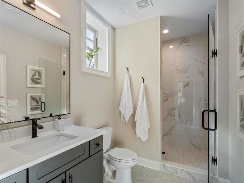 Furnished interior view inside a new home in , Suwanee (Image 45).