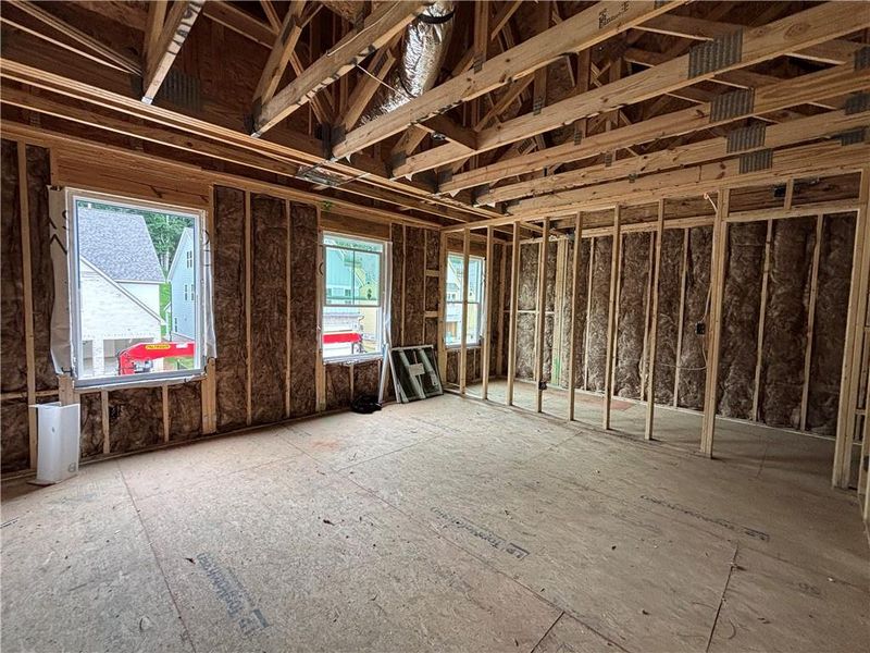 In-progress construction of a new home in Arbors at Richland Creek, Buford, GA (Image 11).