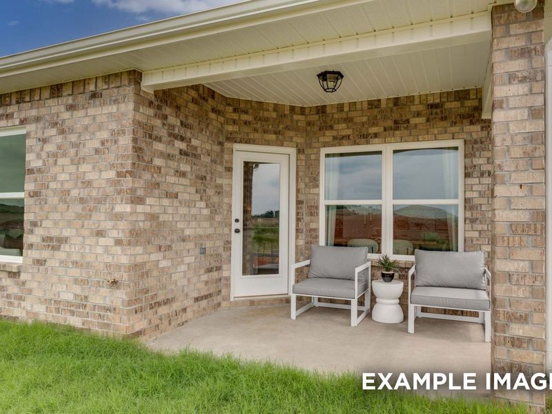 Representative exterior details of a home built from the The Laurel M by Davidson Homes LLC in Parks at Foster Crossing, Anna (Image 3). Representative exterior details of a home built from the The Laurel M by Davidson Homes LLC in Parks at Foster Crossing, Anna (Image 3).