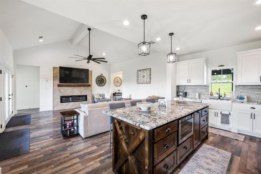 Furnished interior view inside a new home in , Bluff Dale (Image 11).