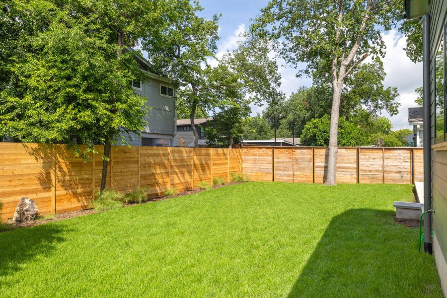 Exterior details and patio area of a home in , Austin (Image 26). Exterior details and patio area of a home in , Austin (Image 26).