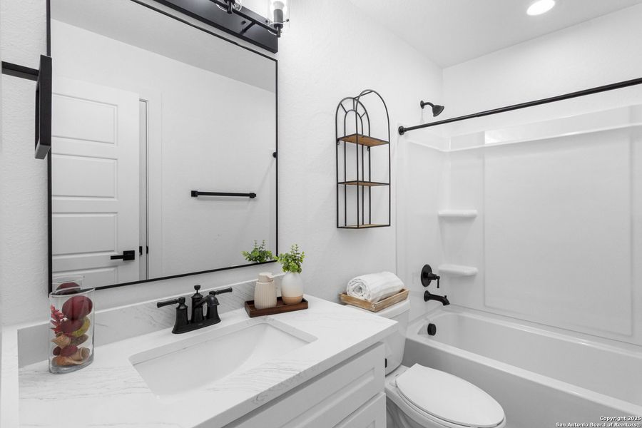 Furnished interior view inside a new home in , San Antonio (Image 13). Furnished interior view inside a new home in , San Antonio (Image 13).