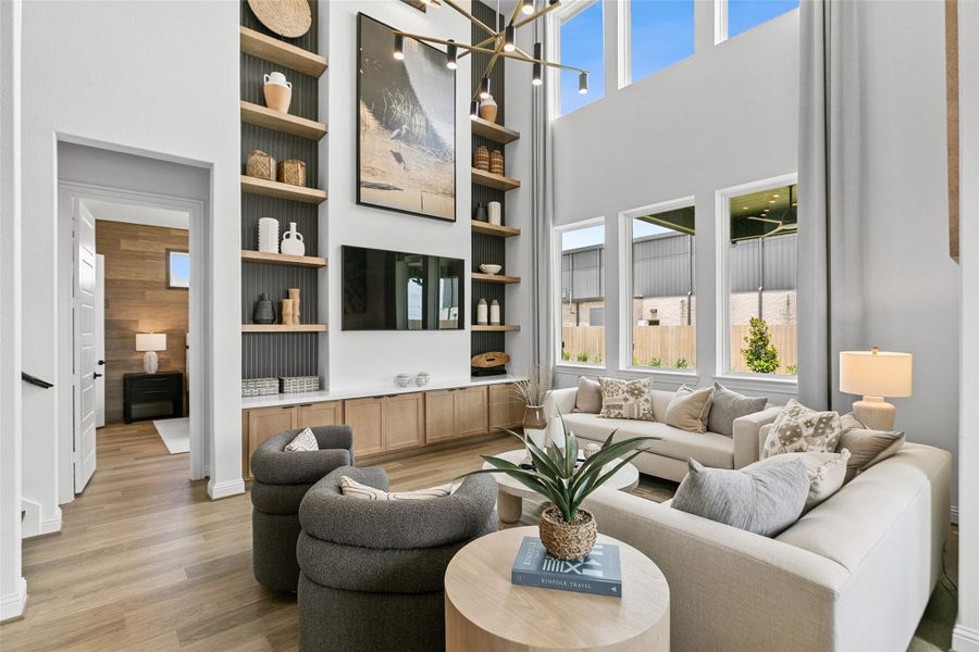 Furnished interior view inside a new home in Beamer Villas, Friendswood (Image 29).