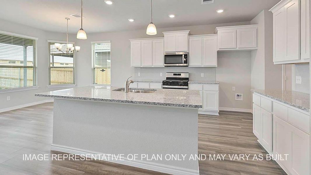 Furnished interior view inside a new home in Southern Pointe, College Station (Image 7).