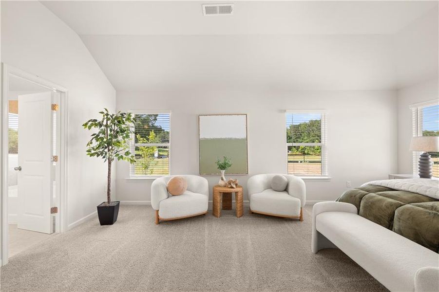 Furnished interior view inside a new home in Kingsmere Estates, Loganville (Image 16).