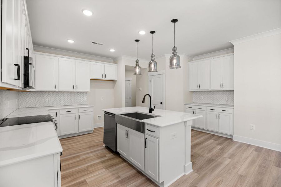 Furnished interior view inside a new home in Harbor Crossing, Greensboro (Image 9).