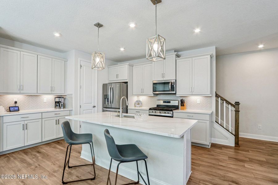 Furnished interior view inside a new home in , Jacksonville (Image 7). Furnished interior view inside a new home in , Jacksonville (Image 7).