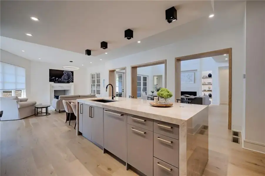 Furnished interior view inside a new home in , Sandy Springs (Image 48).