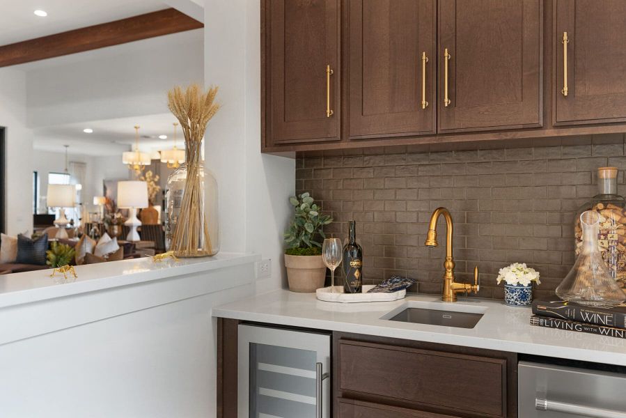 Furnished interior view inside a new home in Enchanted Bluff, Garden Ridge (Image 17). Furnished interior view inside a new home in Enchanted Bluff, Garden Ridge (Image 17).